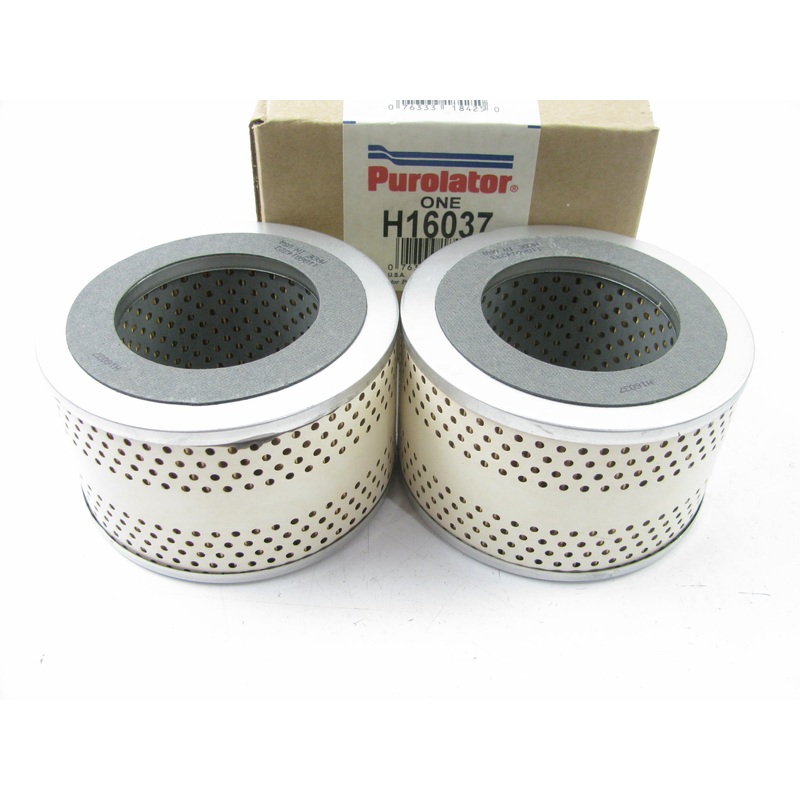 (2) Purolator H16037 Hydraulic Oil Filter Replaces C4844 51668 LP214 HF777 8566