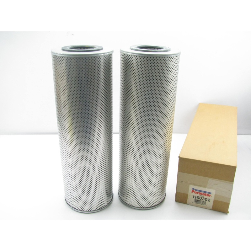 (2) Purolator H60302 Hydraulic Oil Filter For Hough, Komatsu Equipment