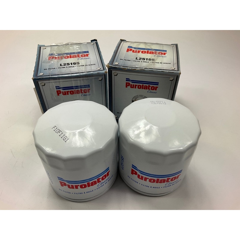 (2) Purolator L25195 Engine Oil Filters For 1980-04 Land Rover