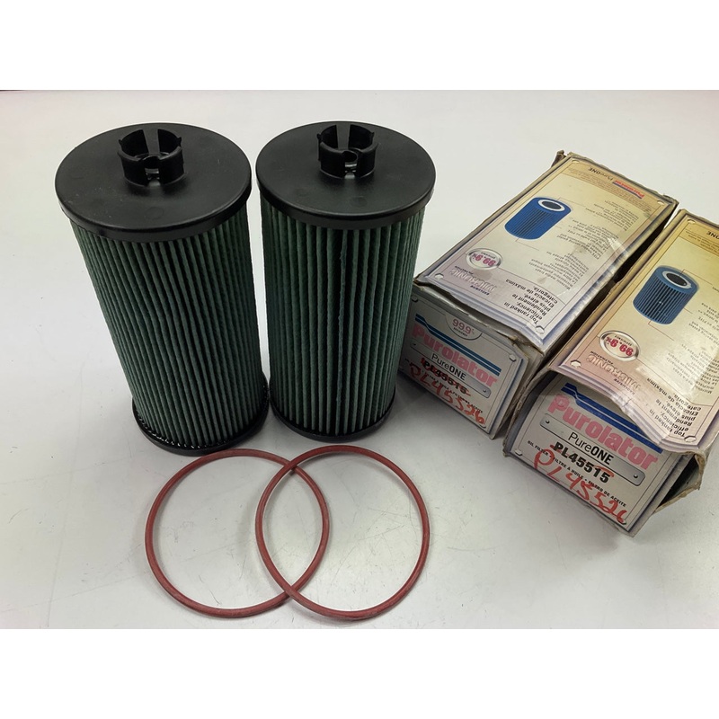 (2) Purolator PL45515 Oil Filters - 2004-208 Ford 6.0L & 6.4L Powerstroke Diesel