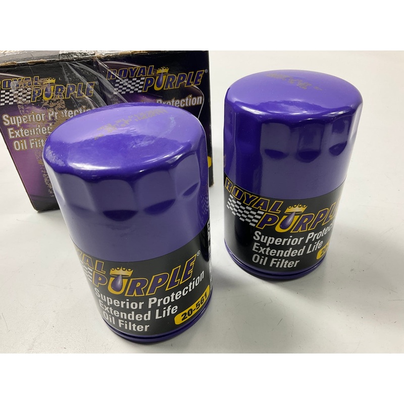 (2) Royal Purple 20-561 Extended Life Premium Engine Oil Filters