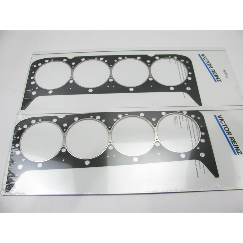 (2) PERFORMANCE Victor Reinz Cylinder Head Gaskets PAIR - SB Chevy SBC 4.190''