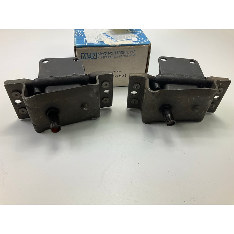 (2) Mcquay-norris MM2298 Front Engine Motor Mounts 1968-78 Cadillac 425 472 500