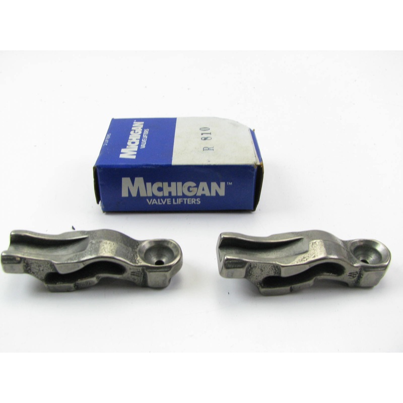 (2) Michigan Engine Bearings R810 Rocker Arm For 1974-1987 Ford Mercury 2.3L