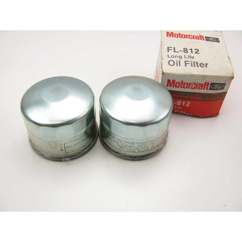 (2) Motorcraft FL-812 Oil Filter Replaces P3828 51839 L10343 PH787 LF382 LF3523