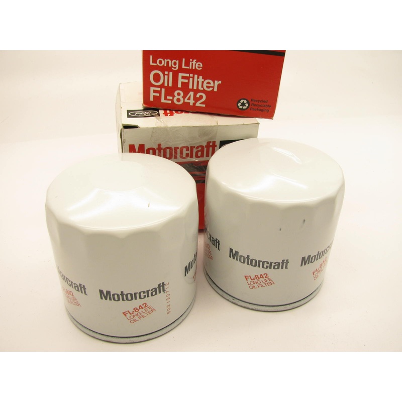 (2) Motorcraft FL-842 Oil Filter Replaces 51085 PH16 57000 L34875 PH253 T196