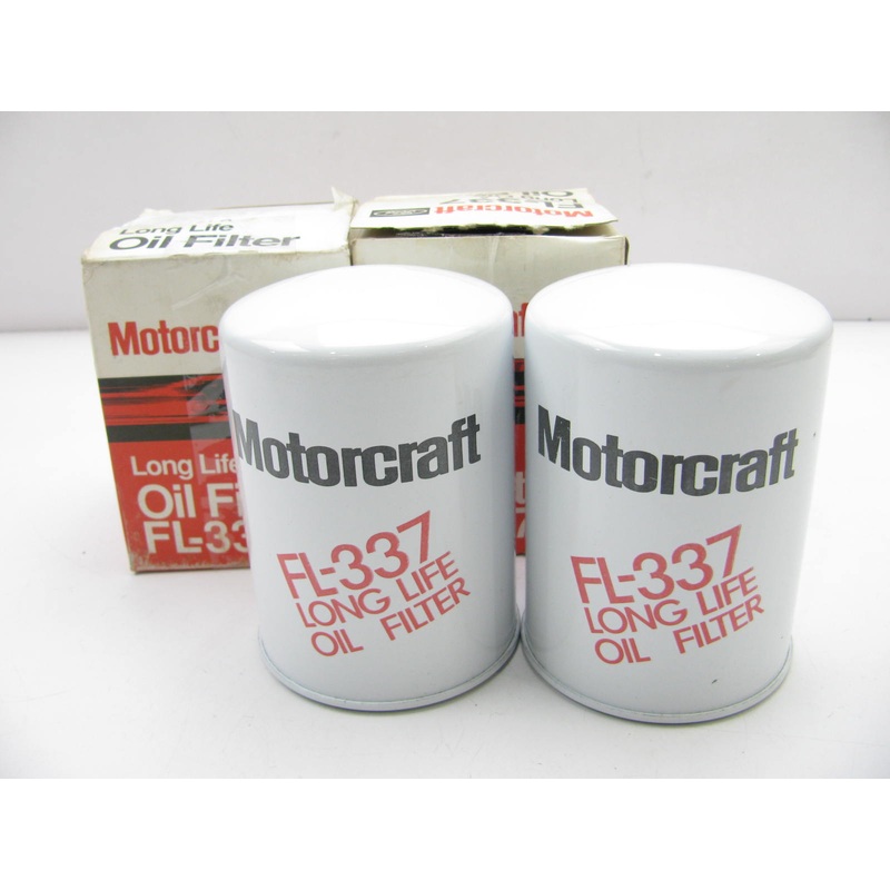 (2) Motorcraft FL337 Oil Filter Replaces: 51268 L30215 LFP5570 LF364 BT230