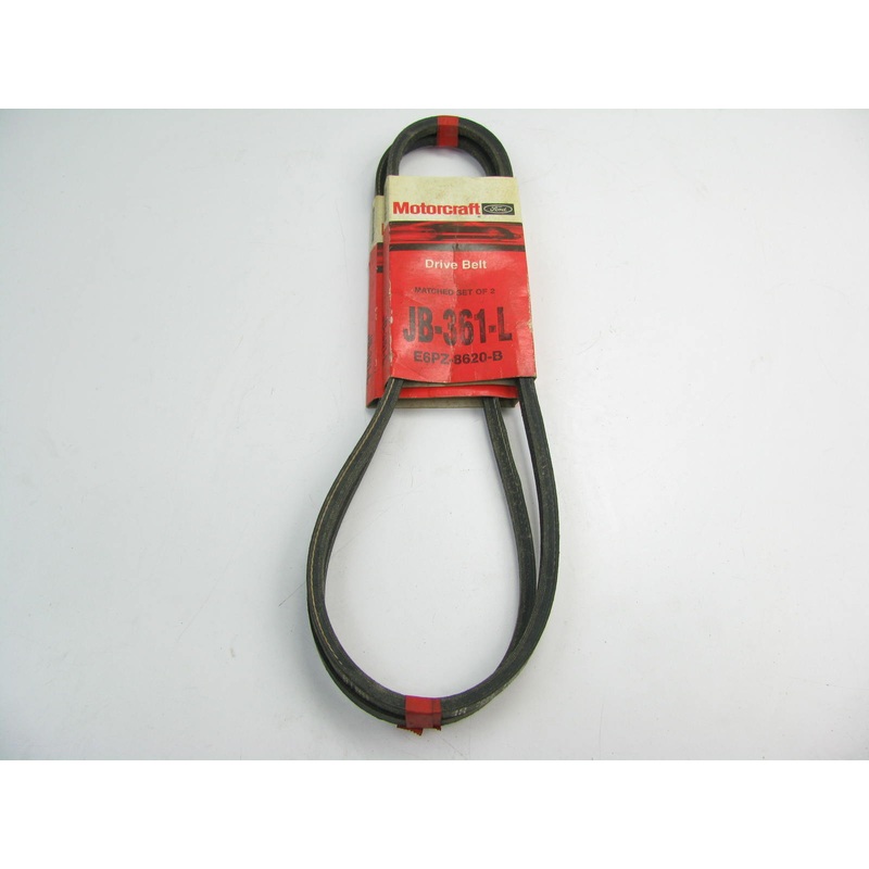 (2) Motorcraft JB-361-L Accessory Drive Belt - 0.44'' X 35.5'' - 36 Degree
