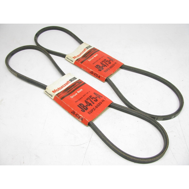 (2) Motorcraft JB-475-A Accessory Drive  Belt - 3/8'' X 47.25''