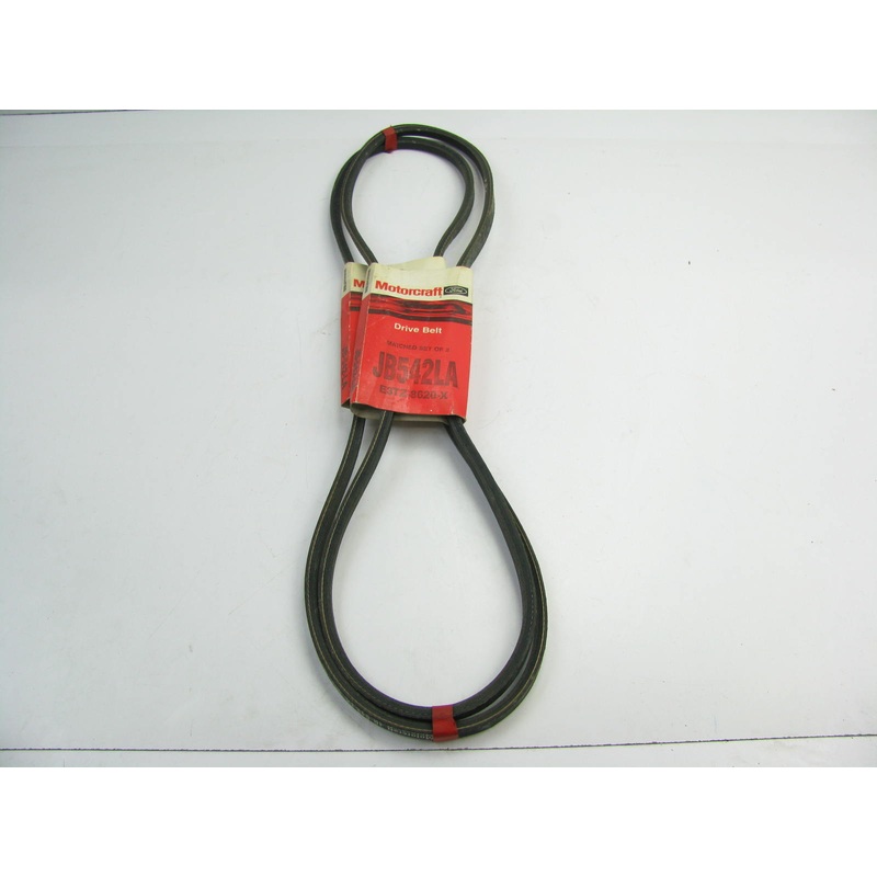 (2) Motorcraft JB542LA Accessory Drive Belt - 0.44'' X 54.50'' - 36 Degree