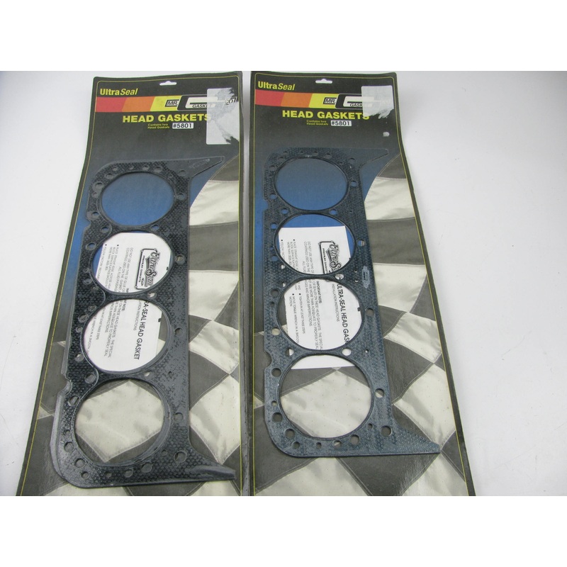 (2) Mr Gasket 5801 Cylinder Head Gaskets PAIR - 1970-1980 Chevy SBC 6.6L 400 V8
