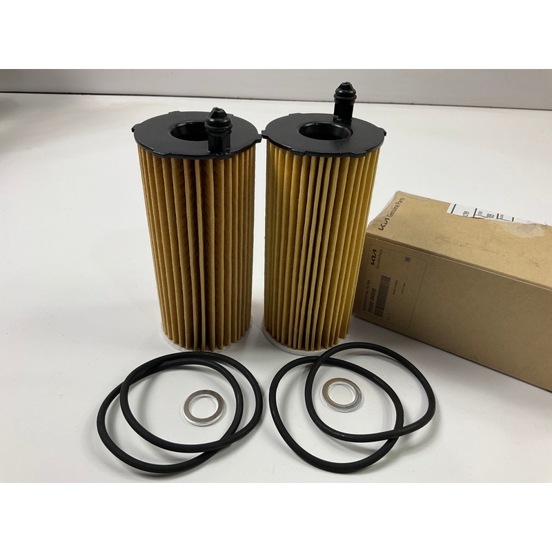 (2) NEW Engine Oil Filters OEM For 2022-2024 Kia Carnival 3.5L V6 263203N000