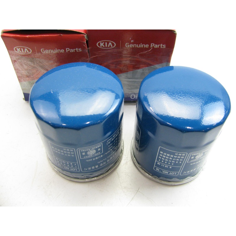 (2) NEW GENUINE Engine Oil Filters OEM For Kia 263002Y500
