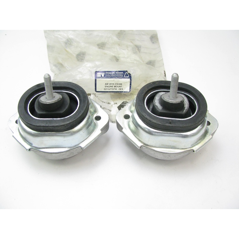 (2) New Hamburg-technic 22116770793 Motor Mount For 00-03 BMW X5