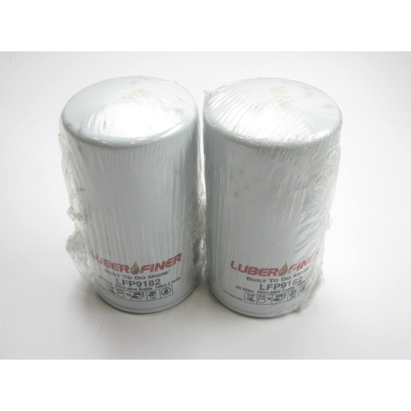 (2) New Luberfiner LFP9182 Engine Oil Filters Replaces B7375 84382 Wix 57382