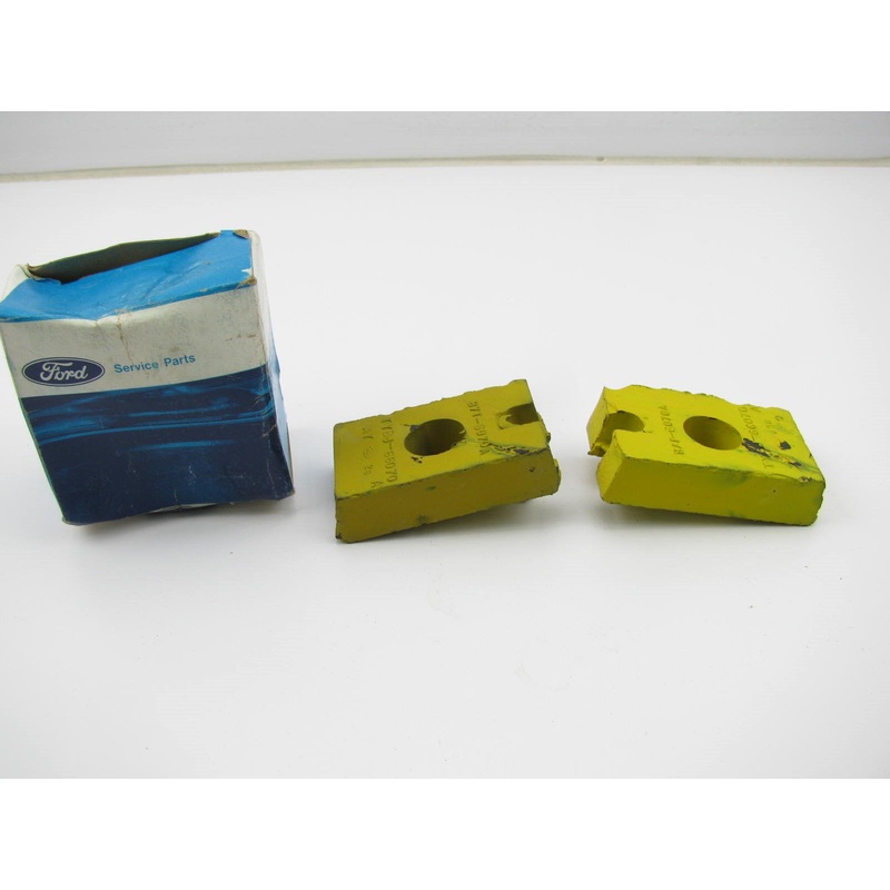 (2) NEW - OEM Ford B7TZ-6A061-A Rear Motor Mount Insulator 1957-63 302 332-V8