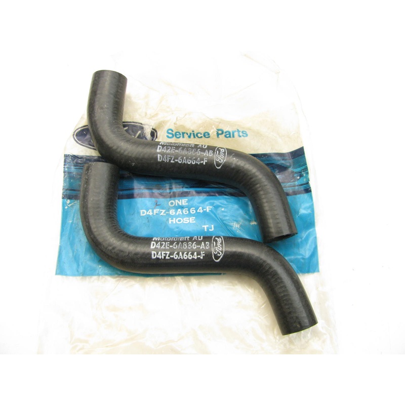 (2) NEW - OEM Ford D4FZ-6A664-F Crankcase Ventilation Hose 1974-1986 2.3L-L4