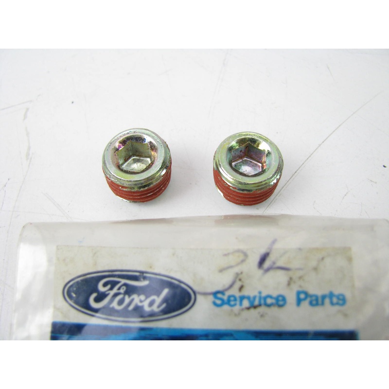 (2) NEW - OEM Ford F1ZZ-6026-B Engine Expansion Plugs PAIR