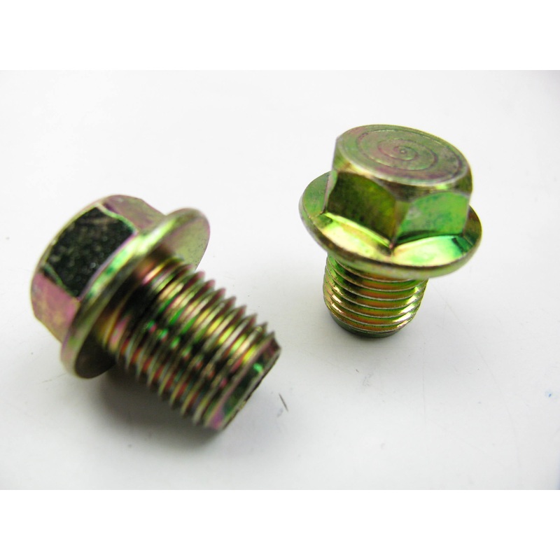 (2) NEW - OUT OF BOX - OEM 11128-01M00 Engine Oil Drain Plug M12-1.25 For Nissan