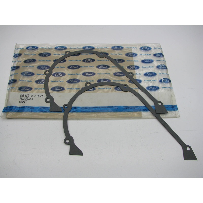 (2) OEM Ford F13Z-6020-A Engine Timing Cover Gaskets 1985-1994 Ford 2.3L