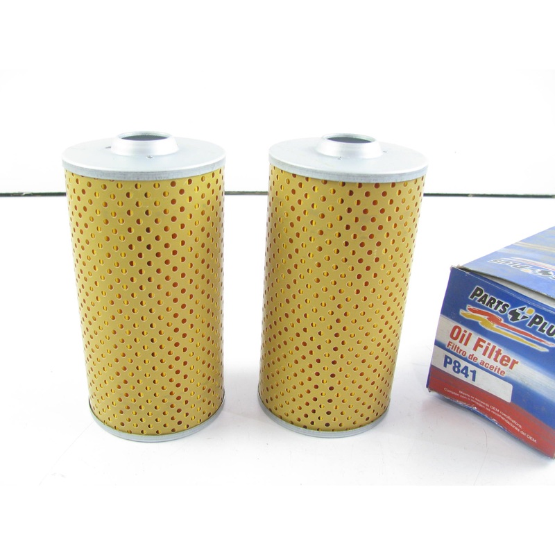 (2) Parts Plus P841 Oil Filter Replaces 51144 L37212 P841 LF122 85144 CH8157