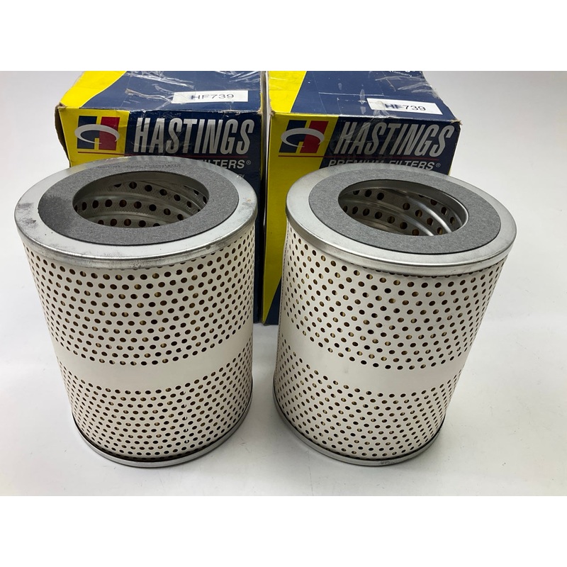 (2) Hastings HF739 Hydraulic Oil Filter Replaces C4636 51783 P114 LFH4636 85253