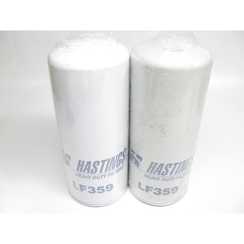 (2) Hastings LF359 HD Spin-on Oil Filters