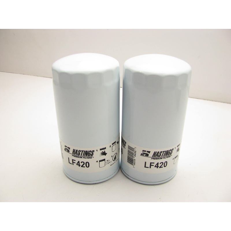 (2) Hastings LF420 Oil Filter Replaces PH5101 LF3482 85429 2137
