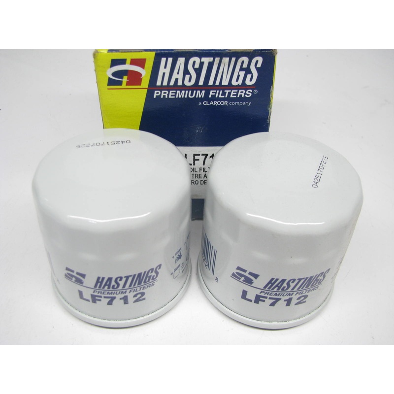 (2) Hastings LF712 Engine Oil Filter