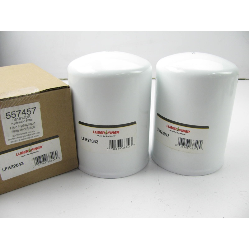 (2) Luberfiner LFH22043 Hydraulic Oil Filter For Zinga SF, DF, & MF Heads