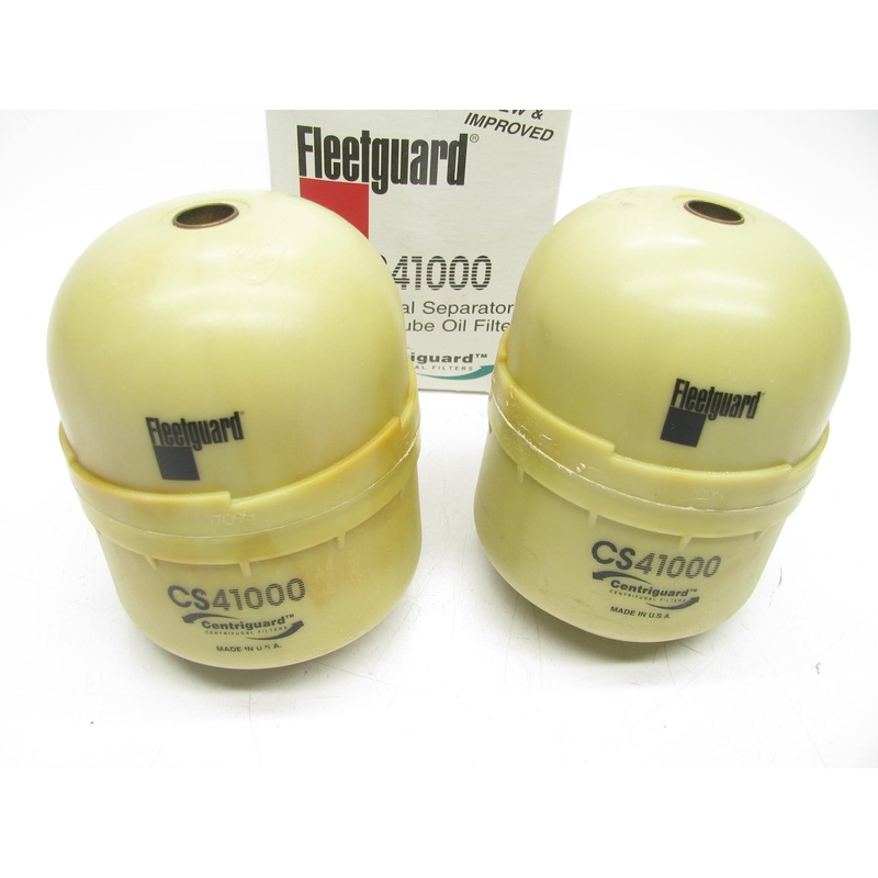 (2) Fleetguard CS41000 Centrifugal Lube Cartridge Filter P550286 BC110 51417