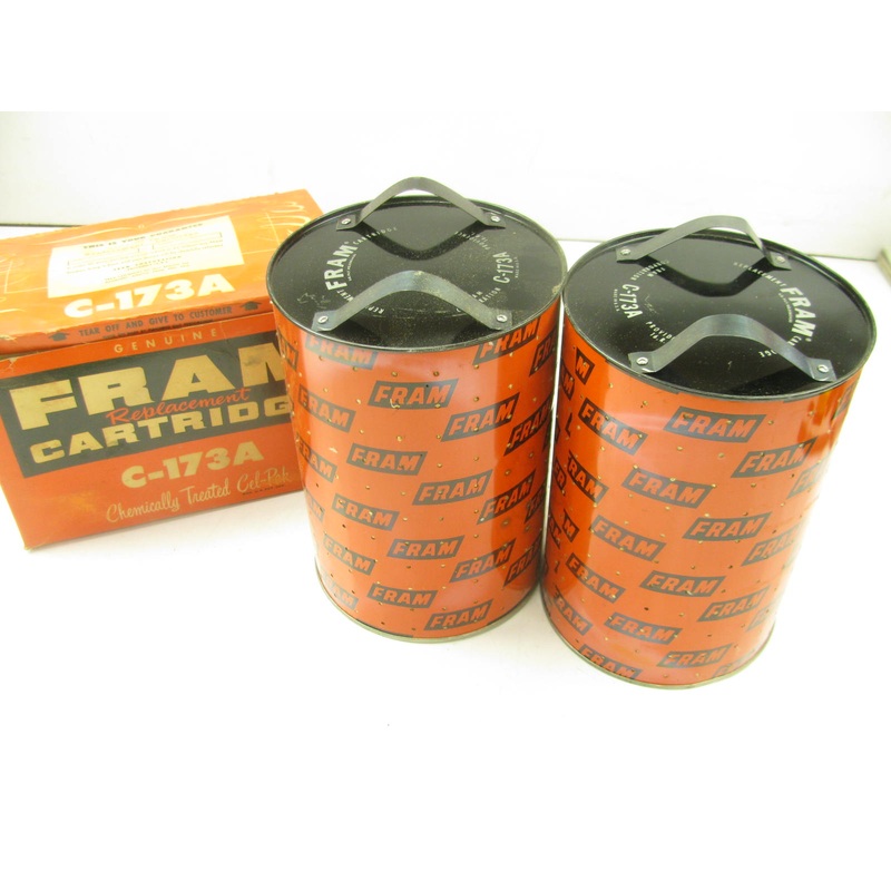 (2) Fram C173A Cartridge Engine Oil Filter - Allis-Chalmers, Cummins, IHC