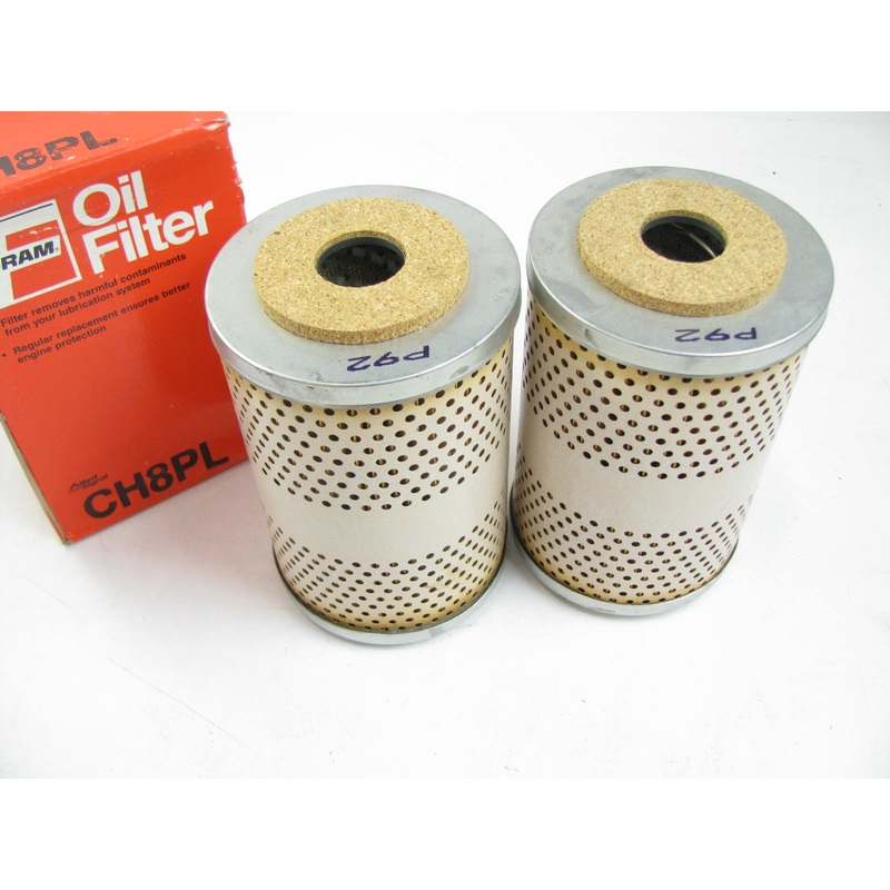 (2) Fram CH8PL Engine Oil Filter Replaces 51092 L30071 P92 LF375 LF503 P557424