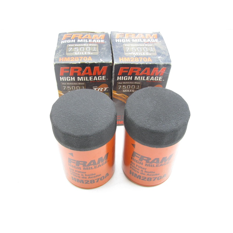 (2) Fram HM2870A Oil Filter Replaces 51342 PL20252 MO241 FPP2870A 72211 CPH2870A