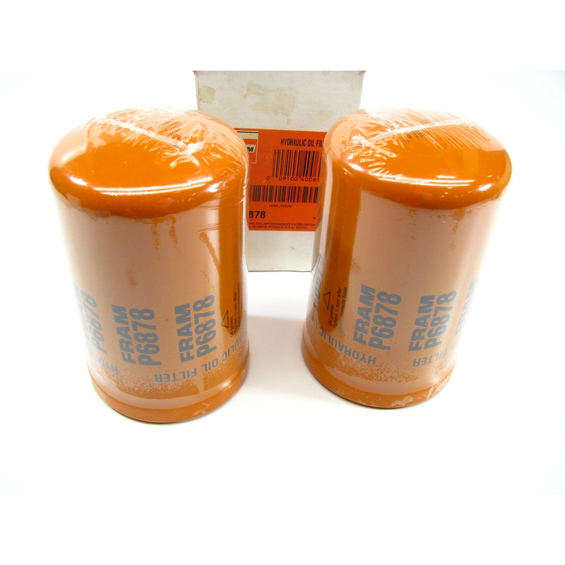 (2) Fram P6878 Hydraulic Oil Filter Replaces 51445 HF872 HF6574 P163315 LFH4404
