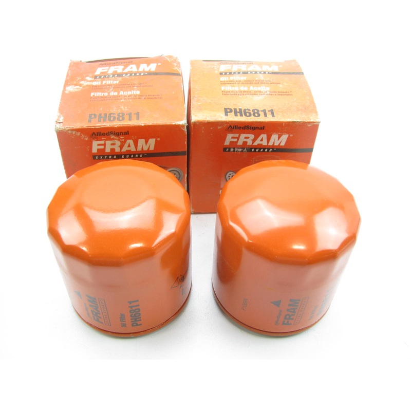 (2) Fram PH6811 Oil Filter Replaces 51334 PH3593A L24458 LFH4978 LF523 LF3996