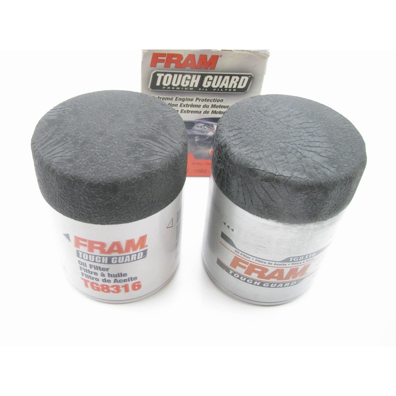 (2) Fram TG8316 Oil Filter Replaces YF09-14-302 FPP8316 F8CZ-6731-AA 5003558AA