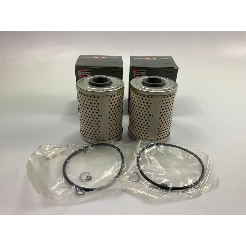 (2) Champion 55160T Engine Oil Filter