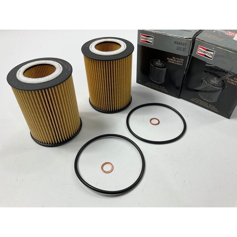 (2) Champion 55223T Engine Oil Filter