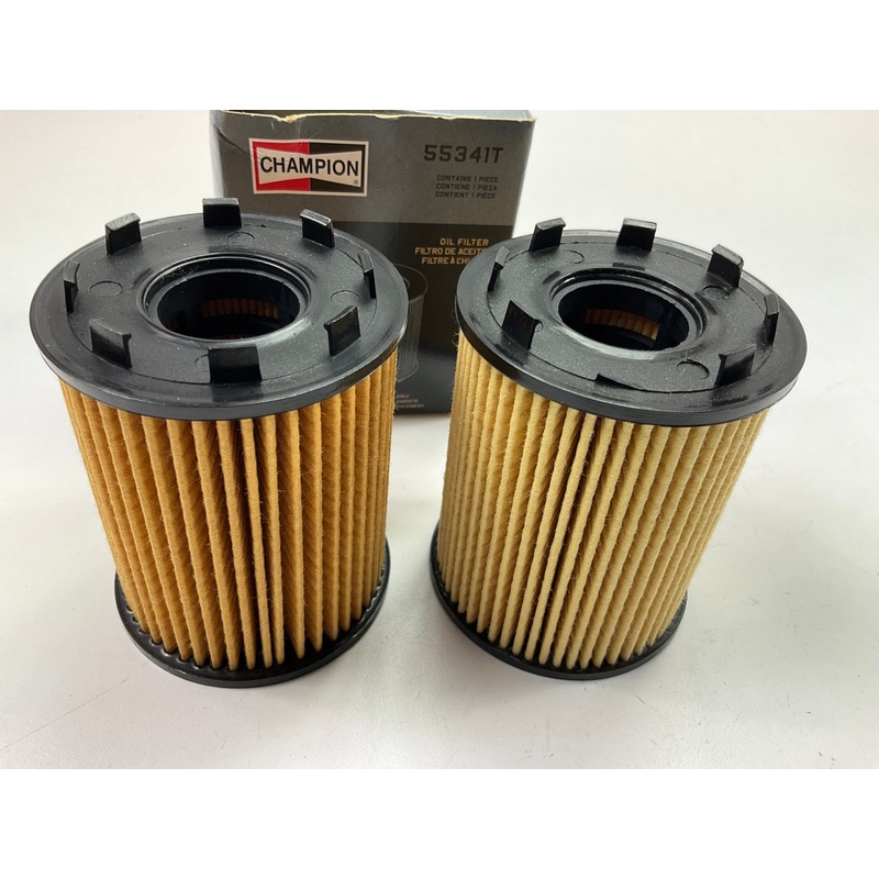 (2) Champion 55341T Engine Oil Filter
