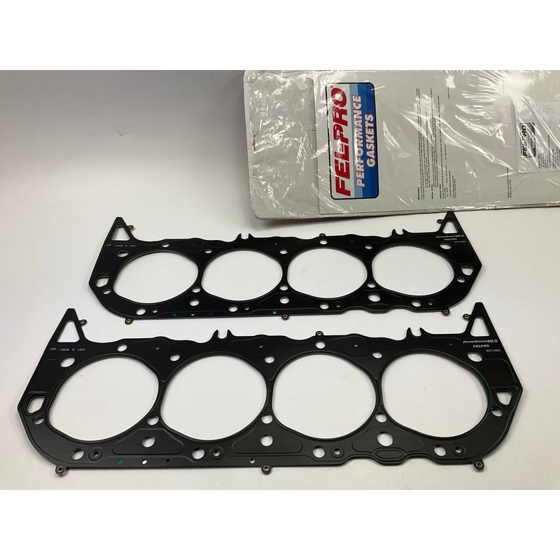 (2) Fel-Pro 1071-1 BBC Chevy 396-454 MLS Head Gaskets, 4.380'' Bore, .053'' Thick