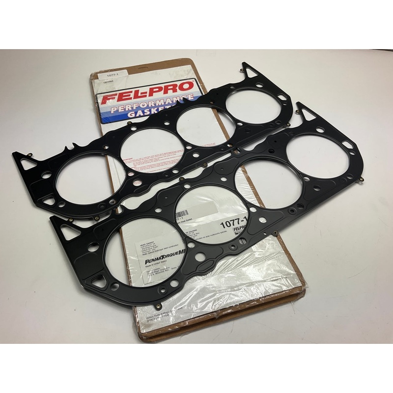 (2) Fel-pro 1077-1 MLS Head Gasket 65-79 Big Block Chevy 4.460 Bore, .053 Thick