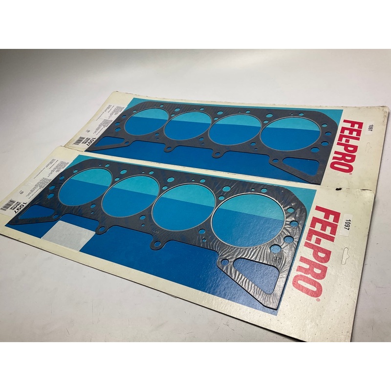 (2) Fel-Pro 1097 Engine Cylinder Head Gasket, Oldsmobile 455-V8 Pro Stock 4.700''
