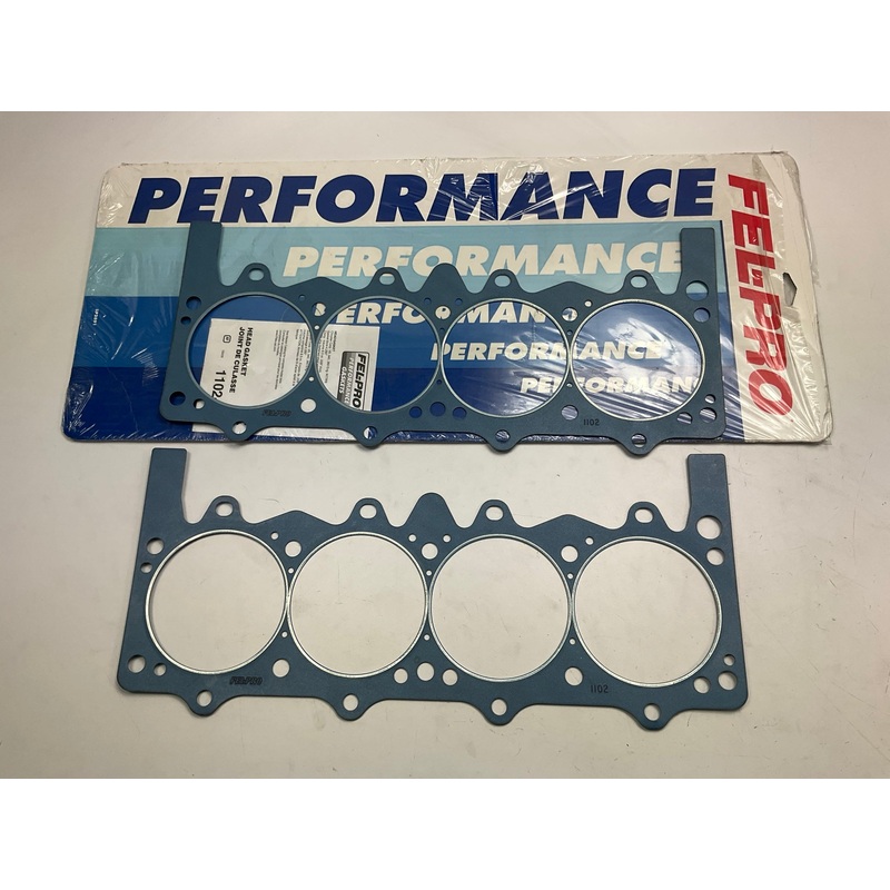 (2) Fel-pro 1102-1 Cylinder Head Gaskets For Mopar Small Block 340 360 W8 Heads
