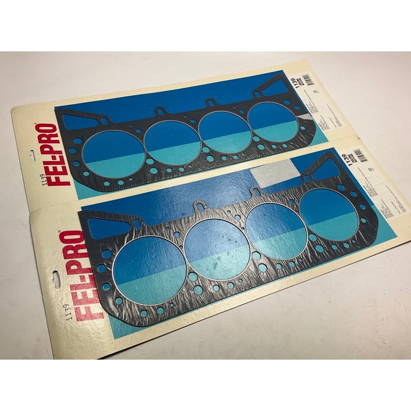 (2) Fel-Pro 1139 Cylinder Head Gasket Chevrolet Pro Stock V8 4.730'' Bore 0.51''