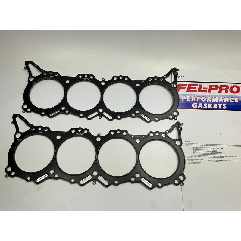 (2) Fel-Pro 1178 Cylinder Head Gasket For Toyota USAC Midget 4.210'' Bore