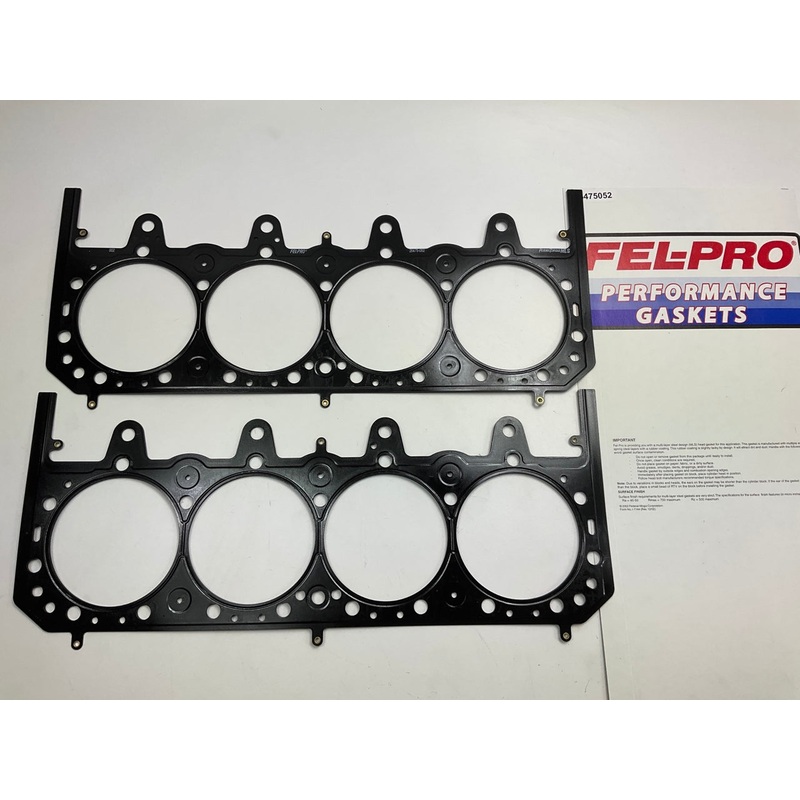 (2) Fel-Pro 26475-052 MLS Cylinder Head Gasket - CHEVY SBC ROX 4.215''BORE, .052''