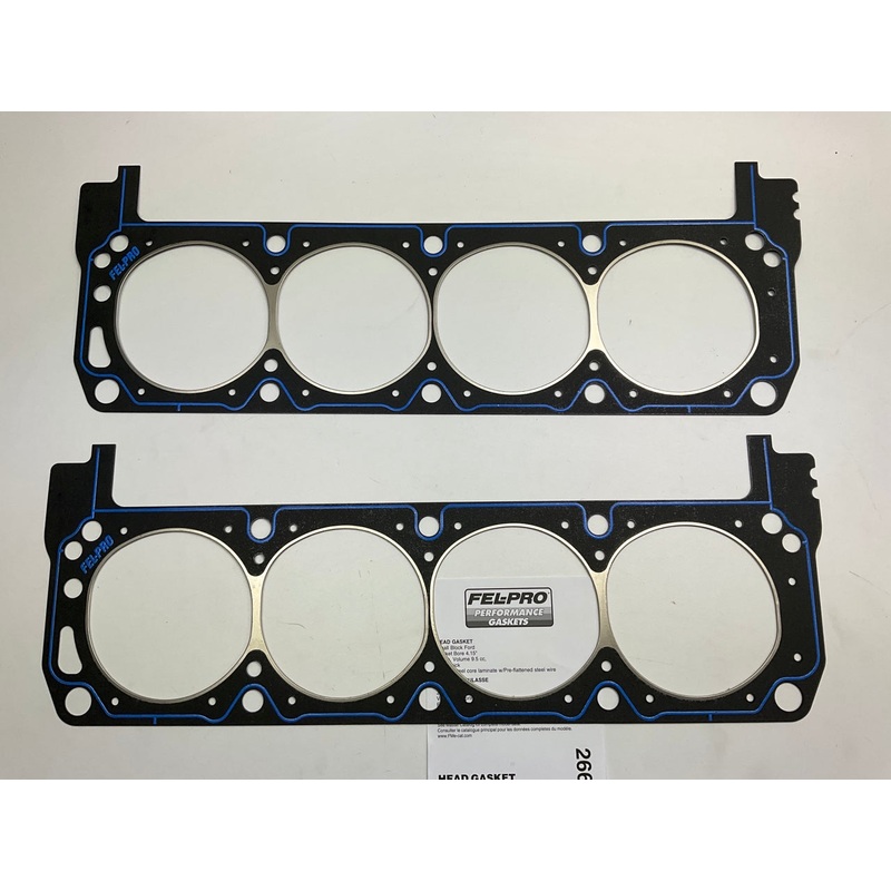 (2) Fel-Pro 2667-5 Left Cylinder Head Gasket - Roush Ford 302 SVO, 4.150'' Bore