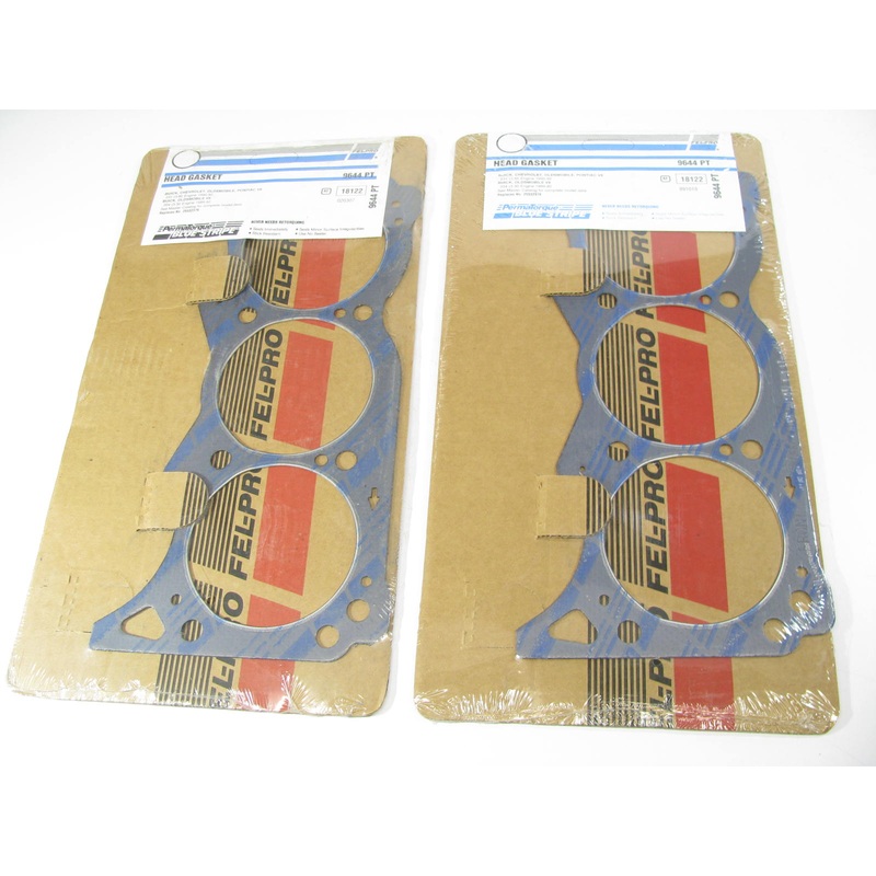 (2) Fel-pro 9644PT Engine Cylinder Head Gasket For 1989-1991 GM 3.3L-V6