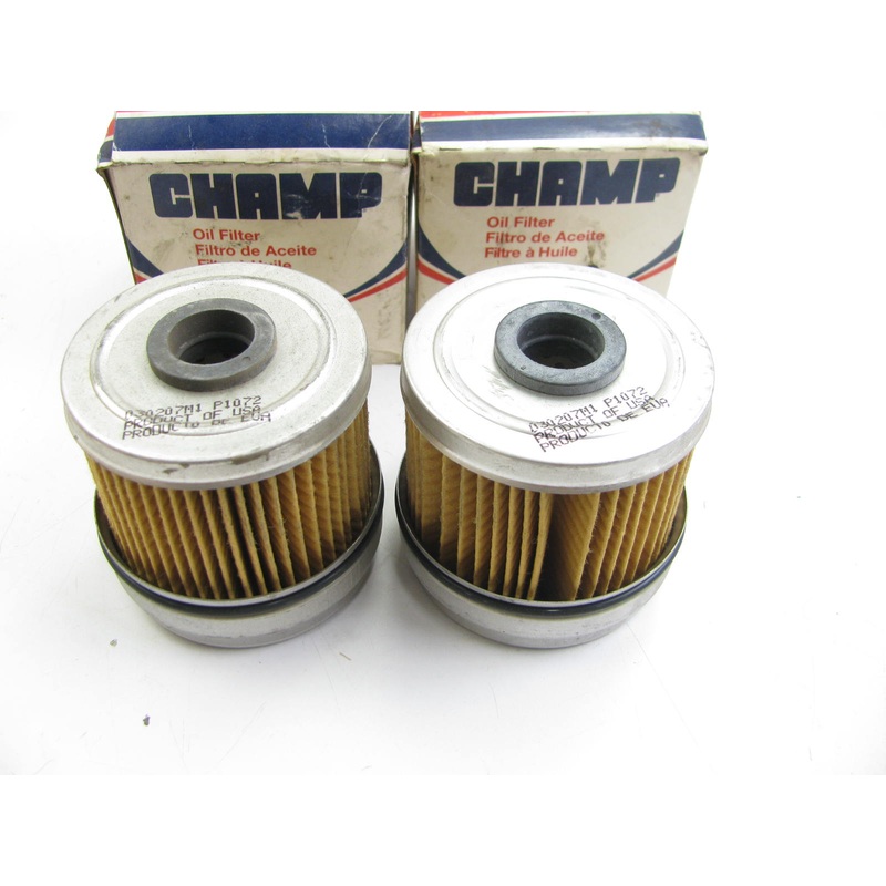 (2) Champ P1072 Oil Filter Replaces CH3970 51630 L10085 LF396 LF3534 85630